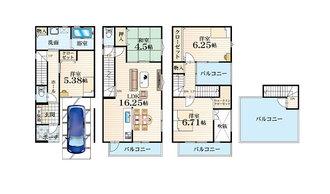 鶴見区緑3丁目 A号地プラン