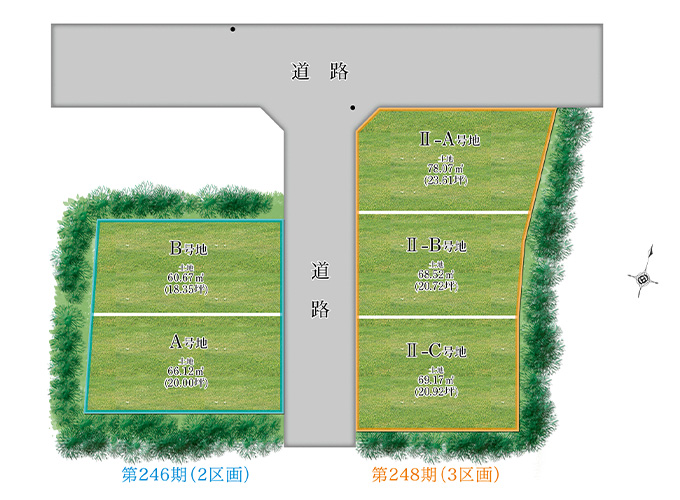 鶴見区安田3丁目（全5区画）の区画図