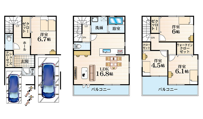 鶴見区安田3丁目（全5区画）Ⅱ-C号地の間取り画像