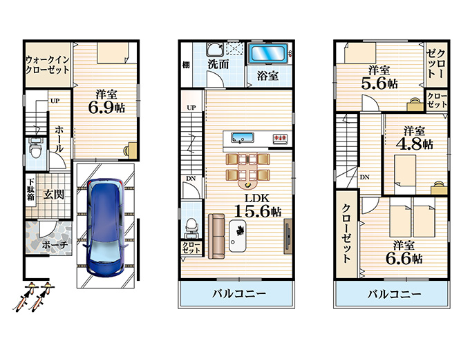 鶴見区横堤3丁目 全3区画