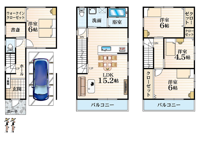 城東区古市1丁目（全18区画）D号地の間取り画像