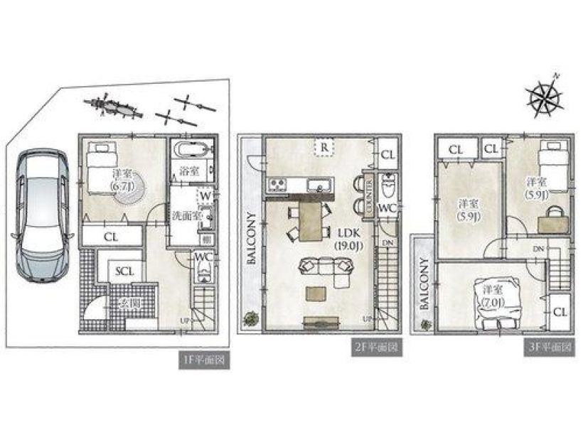 大阪市港区弁天5丁目 限定1区画