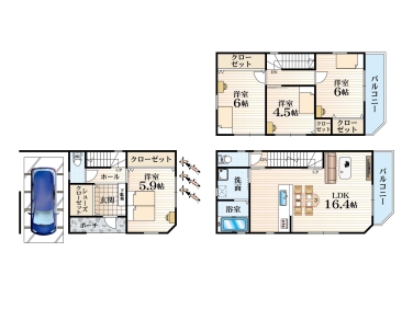 大阪市城東区古市1丁目 全18区画