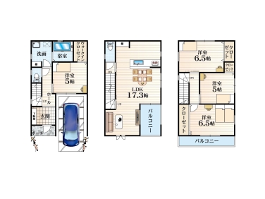 大阪市城東区古市1丁目 全18区画