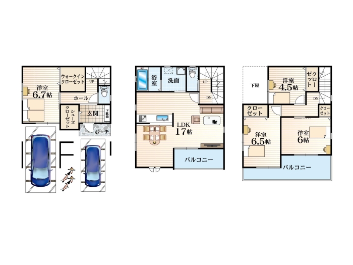 Ⅱ-A号地プラン図