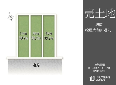 堺区松屋大和川通2丁　売土地