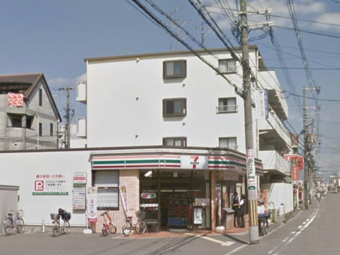 【セブンイレブン大阪瓜破3丁目店】徒歩2分（約93ｍ）