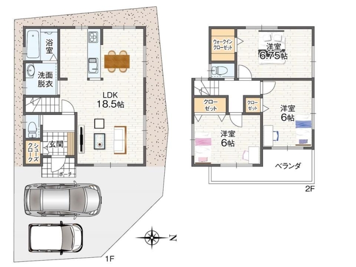 1号地・3LDK長期優良パターン