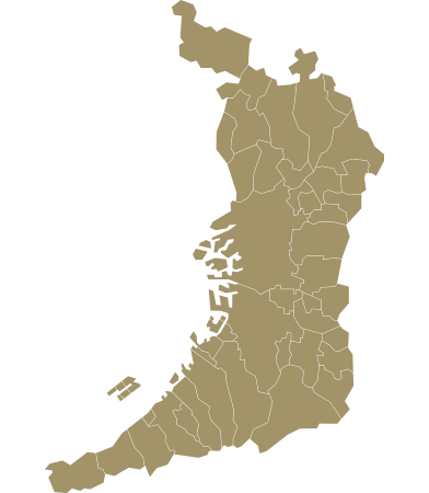 大阪府の地図画像